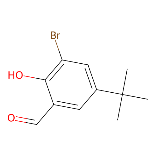 3-Bromo-5-tert-butyl-2-hydroxybenzaldehyde structure