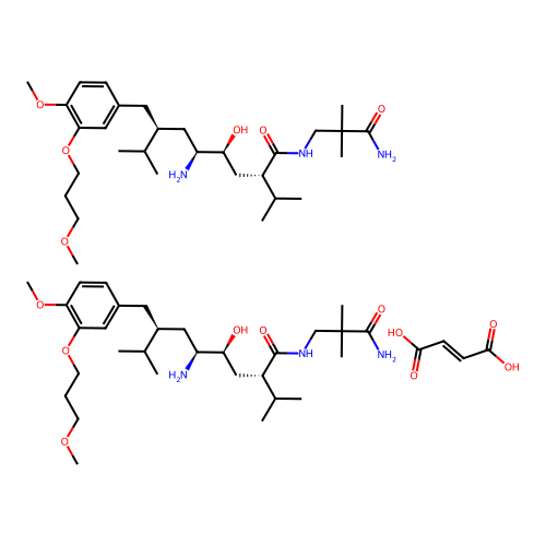 Aliskiren Hemifumarate structure