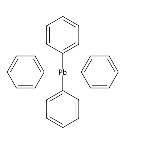 (P-Tolyl)triphenyllead structure