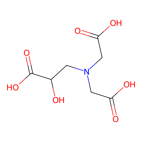 Propanoic acid, 3-[bis(carboxymethyl)amino]-2-hydroxy- structure