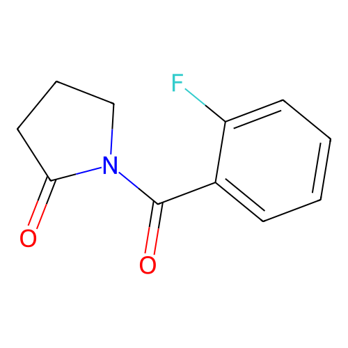 1-(2-Fluorobenzoyl)pyrrolidin-2-one structure