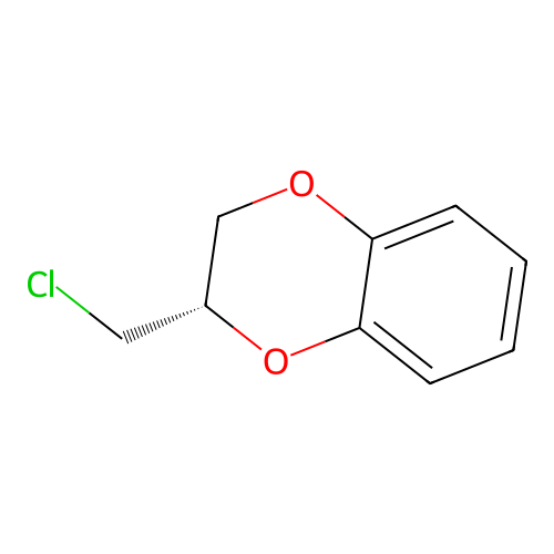 (3S)-3-(chloromethyl)-2,3-dihydro-1,4-benzodioxine structure