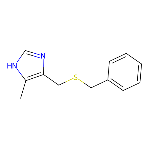 4-[(benzylsulfanyl)methyl]-5-methyl-1H-imidazole structure