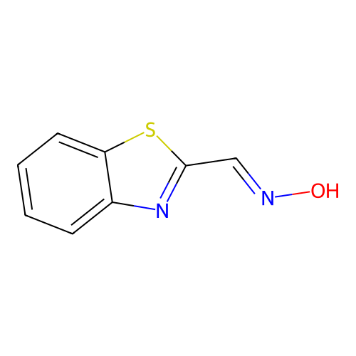 2-Formylbenzothiazole oxime structure