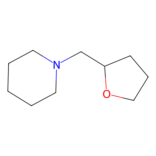 1-(2-Tetrahydrofurylmethyl)piperidine structure