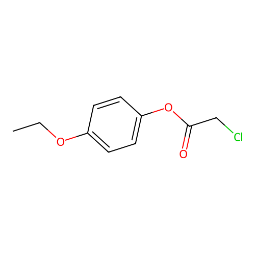 4-Ethoxyphenyl chloroacetate structure
