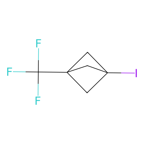 1-Iodo-3-(trifluoromethyl)bicyclo[1.1.1]pentane structure