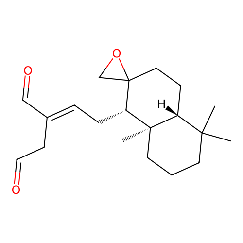 8,17-Epoxylabd-12-ene-15,16-dial structure