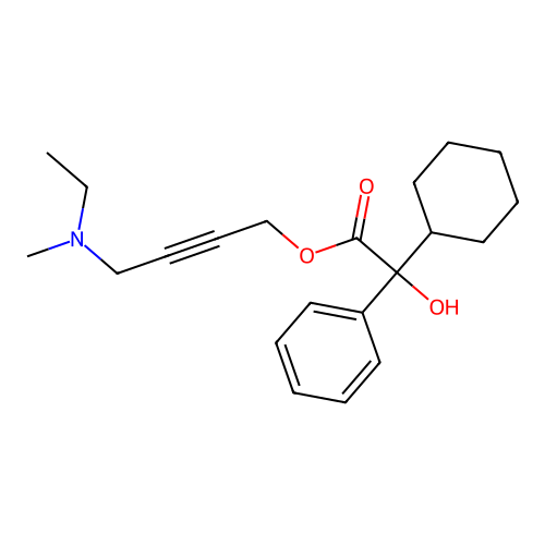 N-Desethyl-N-methyl oxybutynin structure