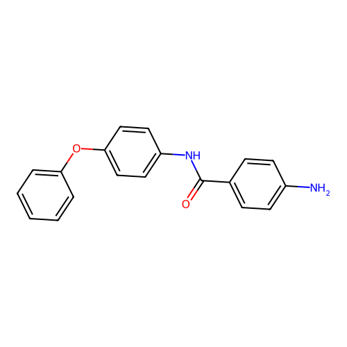 4-氨基-N-(4-苯氧基苯基)苯甲酰胺 structure