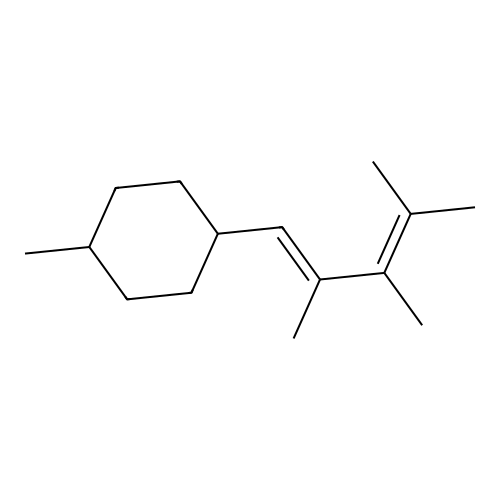 2,3,4-Trimethyl-5-(4-methylcyclohexyl)-2,4-pentadiene structure