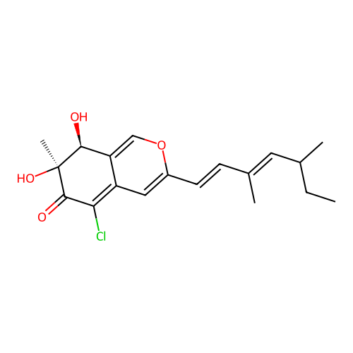Isochromophilone V structure
