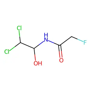 N-(2,2-二氯-1-羟乙基)-2-氟乙酰胺 structure