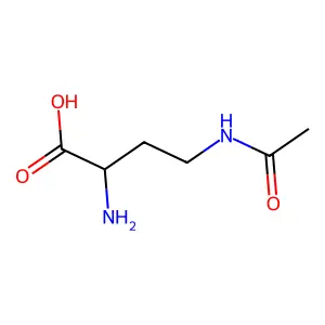 N(4)-acetyl-L-2,4-diaminobutyric acid structure