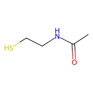 乙酰半胱胺 structure