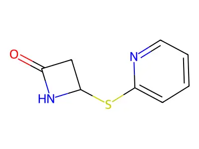 4-Pyridin-2-ylsulfanylazetidin-2-one structure
