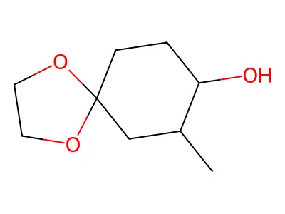 7-Methyl-1,4-dioxaspiro[4.5]decan-8-ol structure