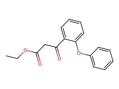 Ethyl 3-oxo-3-(2-phenoxyphenyl)propanoate structure