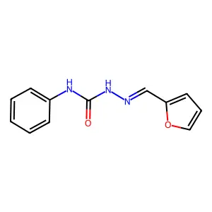 2-Furaldehyde 4-phenyl semicarbazone structure