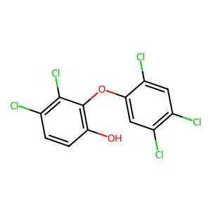 3,4-Dichloro-2-(2,4,5-trichlorophenoxy)phenol structure
