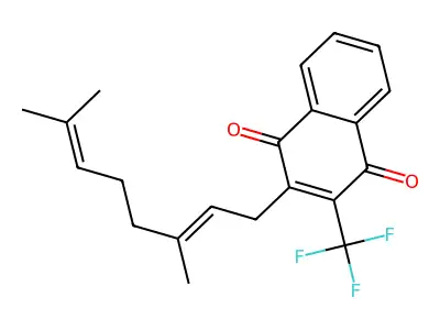 2-Trifluoromethylmenaquinone structure