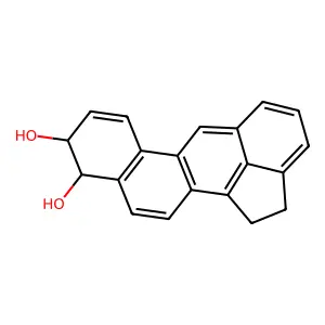 Cholanthrene-9,10-diol structure