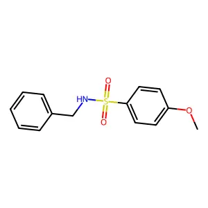 N-benzyl-4-methoxybenzenesulfonamide structure