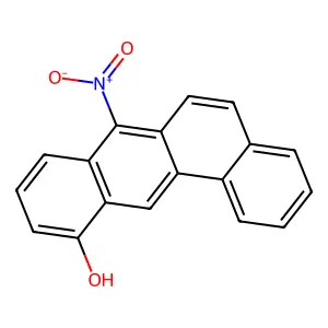Benz(a)anthracen-11-ol, 7-nitro- structure