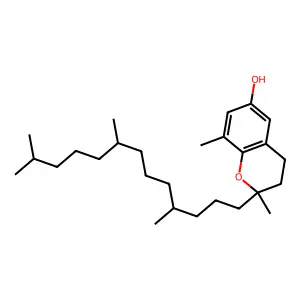 Δ -生育酚 structure
