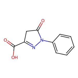 1-Phenyl-3-carboxy-5-pyrazolone structure