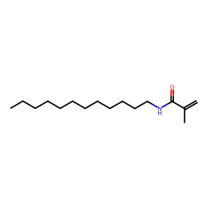 N-十二烷基甲基丙烯酰胺 structure