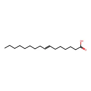 7-十六碳烯酸 structure