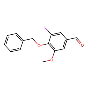 4-(Benzyloxy)-3-iodo-5-methoxybenzaldehyde structure