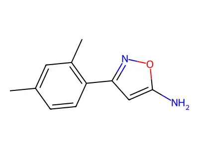 3-(2,4-Dimethylphenyl)-1,2-oxazol-5-amine structure