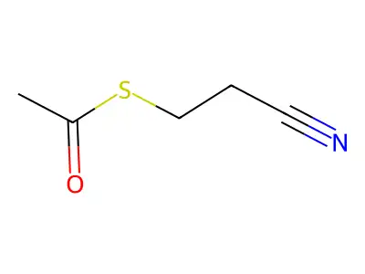3-(Acetylthio)propionitrile structure