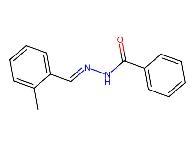 N-[(E)-(2-methylphenyl)methylideneamino]benzamide structure