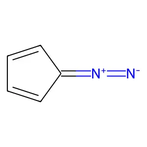 5-Diazo-1,3-cyclopentadiene structure