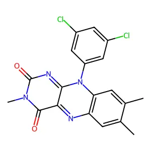 10-(3',5'-Dichlorophenyl)-3-methylflavin structure