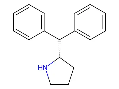 2-二苯甲基吡咯烷 structure