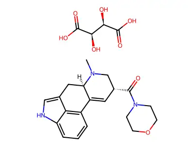 N-Morpholinyllysergamide tartrate structure
