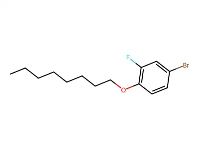 Benzene, 4-bromo-2-fluoro-1-(octyloxy)- structure