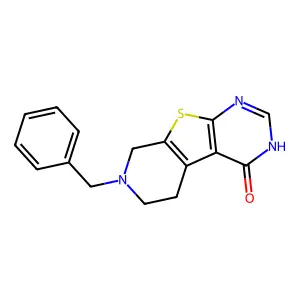 7-Benzyl-3,5,6,8-tetrahydropyrido[2,3]thieno[2,4-d]pyrimidin-4-one structure