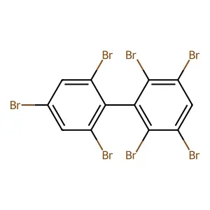 2,2',3,4',5,6,6'-Heptabromobiphenyl structure