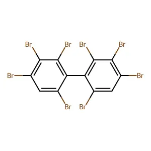 2,2',3,3',4,4',6,6'-Octabromobiphenyl structure