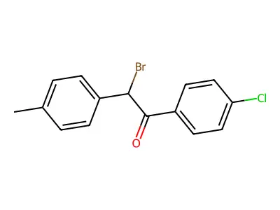 2-Bromo-1-(4-chlorophenyl)-2-(4-methylphenyl)ethan-1-one structure