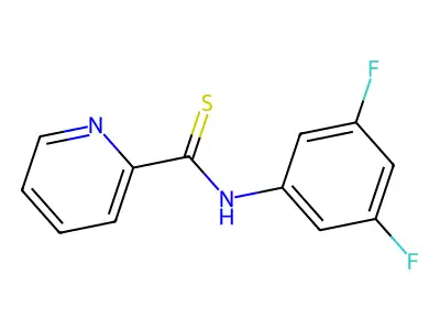 N-(3,5-Difluorophenyl)-2-pyridinecarbothioamide structure