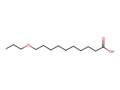 10-丙氧基癸酸 structure