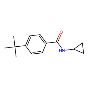 4-tert-butyl-N-cyclopropylbenzamide structure