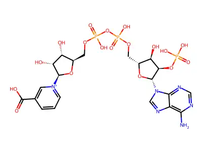 菸酸腺嘌呤二核苷酸磷酸 structure