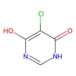 4(3H)-Pyrimidinone, 5-chloro-6-hydroxy- structure